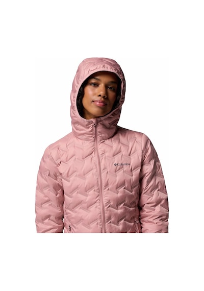 Columbia Wk2769 Delta Ridge Iı Kapüşonlu Kadın Kaz Tüyü Mont 2088251659 Pembe