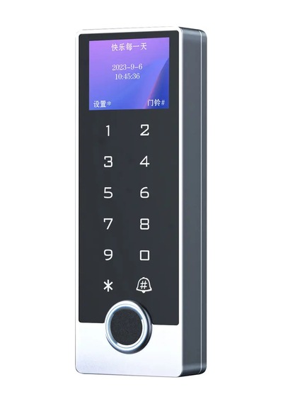 Lockway Lcw-214 Lcd Em Lcd Ekranlı Parmak İzi Ve Dokunmatik Tuş Takımlı Proximity Kart Okuyucu