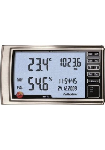 Testo 622 Nem Sıcaklık Ve Basınç Ölçer Alarmlı -44962