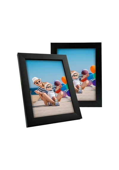 Ddecolıfe İkili Fotoğraf Çerçevesi, Resim Çerçevesi, 21x15 Siyah