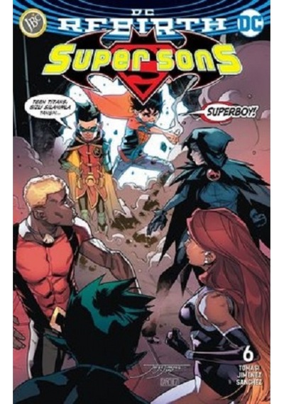 DC Rebirth - Super Sons Sayı 6 - Jorge Jimenez - JBC Yayıncılık