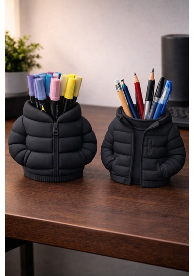 Puffy Mont Tasarımlı Kalemlik Çalışma Masası Dekoru Hediyelik
