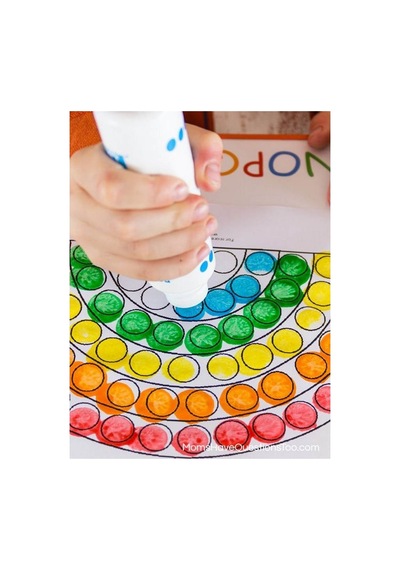 Lino Dot Markers Yıkanabilir Yuvarlak Uçlu 3'lü Karışık Renk Kalem Seti Çocuklar İçin Güvenli Ve Eğlenceli
