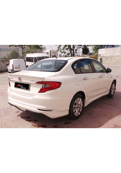 Fiat Egea Spoyler Plastik Spoiler Parlak Siyah