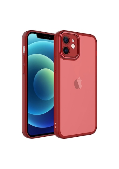 Kilifone - Apple Uyumlu iPhone 11 - Kılıf Sert Kamera Korumalı Post Kapak - Kırmızı