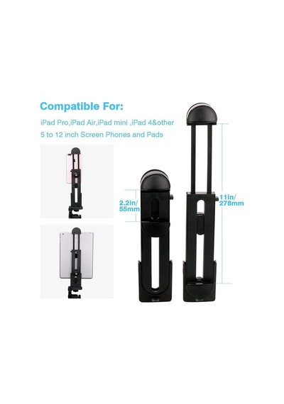 U-pad Tablet Tripod Standı, Siyah