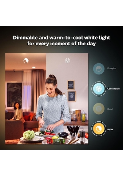 Philips Hue Tek Akıllı Ampul GU10 Beyaz ve Renkli Ambiyans - 929001953101