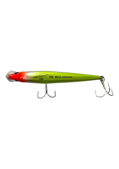 Sea Horse Crystal Exminnows 70f 3,6gr Twill Lazer