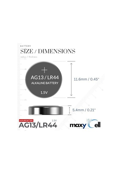 Maxycell 24 Adet Ag13 Lr44 Düğme Pil 1.5 V 24 Adet