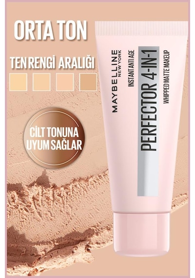 Maybelline New York Perfector 4In1 Whipped Make Up 01 Light