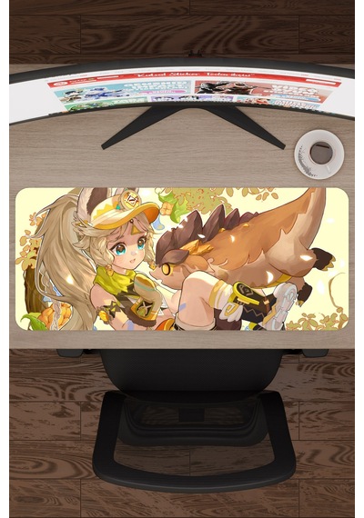 Kachina Genshin Impact Anime Oyuncu V2 - 70x30 Xl Gaming Mouse Pad Fare Altlığı