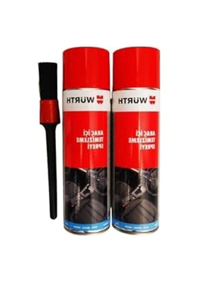 Araç İçi Temizleme Köpüğü, 500 Ml, Detaylı Temizlik Fırçası İle 100'lü Set