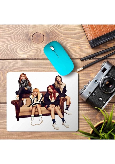 Black Pink Baskılı Mousepad Mouse Pad