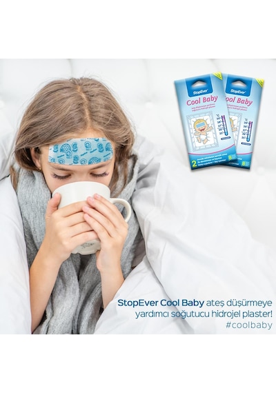 Stopever Cool Baby Ateş Düşürmeye Yardımcı Soğutucu Hidrojel Plas 6'Lı