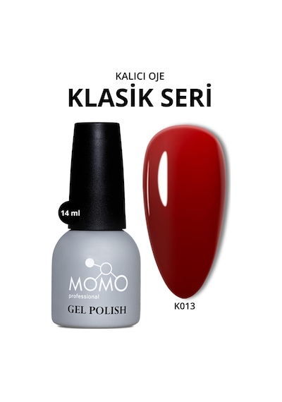 Momo Professional Kalıcı Oje K013 Açık Bordo 14 Ml