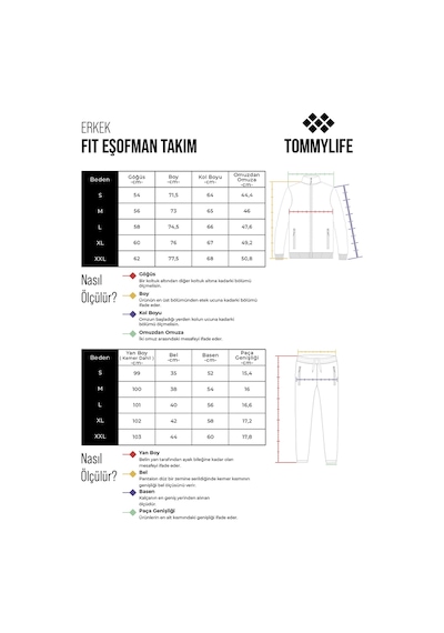 Tommy Life Hugo Lacivert Jogger Erkek Eşofman Takım - 85198 Lacivert