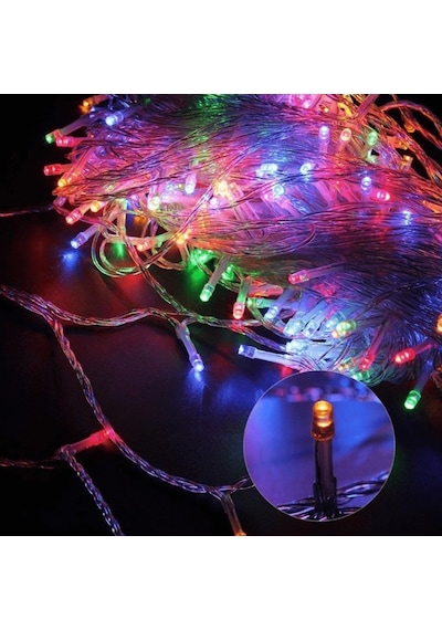 Dekoratif 100 Led 10 Metre Animasyonlu Yılbaşı Süs Led Işık