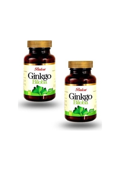 2 Kutu Ginkgo Biloba Tableti 60 X 600 Mg Ginko Biloba