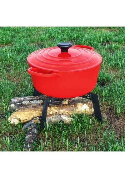 Çınar Extreme 34 Cm Latnox Kamp Ocağı - Ateş Üstü Izgara - Kamp Malzemesi Çok Renkli