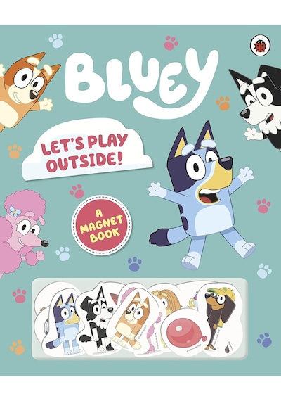 Bluey: Let's Play Outside : Magnet Book