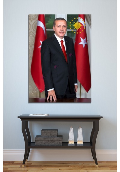 Recep Tayyip Erdoğan Başkan Erdoğan Rte Kanvas Tablo 7 Farklı Ölçü