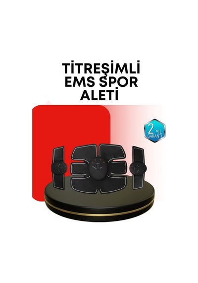 2025 Yeni Seri Ems Titreşimli Spor Cihazı A Kalite Orijinal Kas Geliştirme Beyaz - Siyah