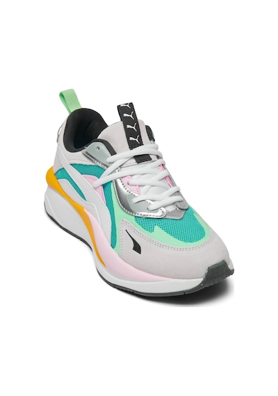 Puma Rs-Curve Beyaz/renkli Kadın Spor Ayakkabı Dar Kalıp Su Yeşili
