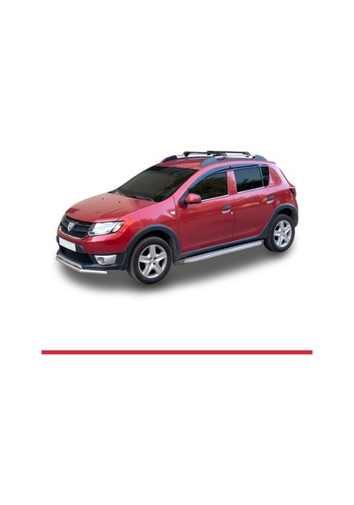 Dacia Sandero Stepway 2008-2012 Arası İle Uyumlu Ace-1 Ara Atkı Tavan Barı Siyah