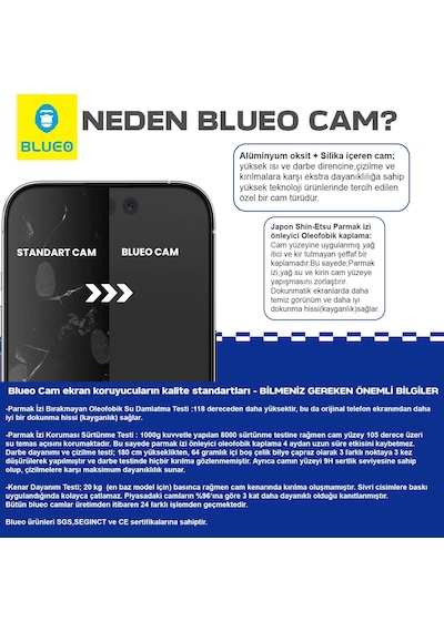 Blueo Anti Static Hd Samsung Z Fold 5/4/w23 Uyumlu Toz Çizilme Parmak İzi Önleyici Full Cam Ekran Koruyucu