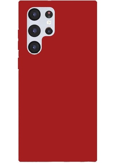 Smcase Samsung Galaxy Uyumlu S22 Ultra 5g Kılıf Lüks Premier Silikon Gold