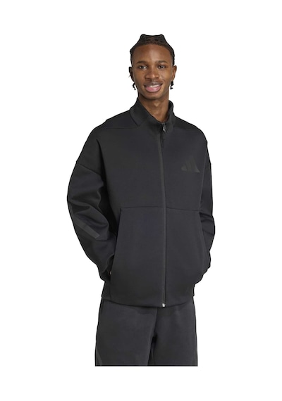 Black Adidas Erkek Günlük Eşofman Üstü M Z.n.e. Tt Jm6058 Siyah