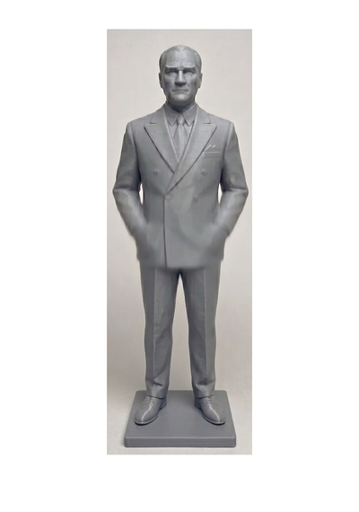 Gazi Mustafa Kemal Dekoratif 15 Cm Atatürk Büstü Yeni İş Tebriği İçin Hediyelik