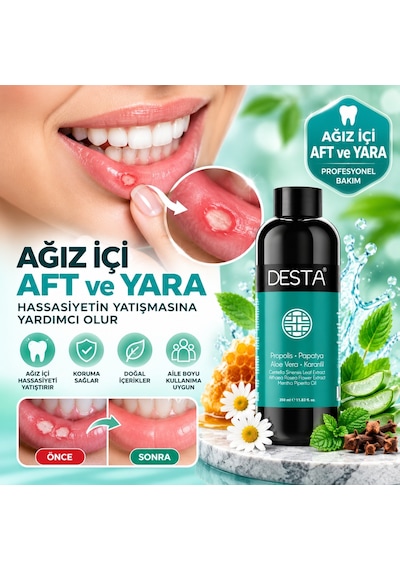Desta Ağız Ve Diş Bakım Solüsyonu 2 Adet