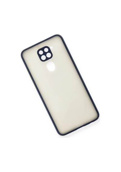 Xiaomi Redmi Note 9 Kılıf Montreal Silikon Kapak - Lacivert 0.2M-Çok Renkli