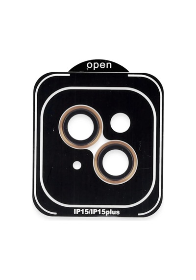 Joko Apple Uyumlu iPhone 15 Pvd Metal Kamera Lens - Turuncu Diğer