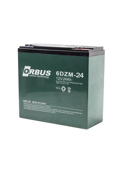 Sh Orbus 6dzm-24 12 Volt 24 Amper Elektrikli Bisiklet Aküsü Najmaddin