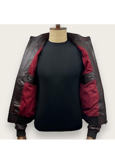 Always Leather Savran Deri Spor Kesim Hakiki Deri Mont 1803340002 Bordo