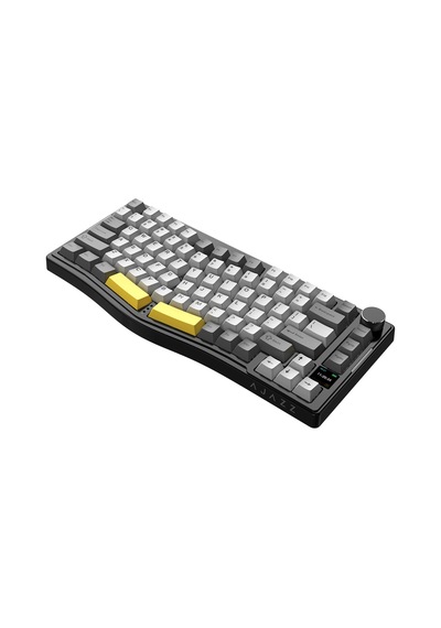 Aks075 Ergonomik Tasarım Mekanik Klavye-bt5.1/2.4gwireless/usb-c Kablolu-hot Swap Dinamik Rgb