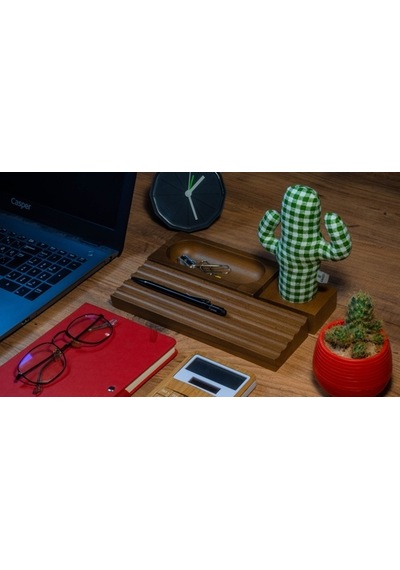 Kayıgo Woody Üçlü Ofis Seti Açık Kahverengi Çok Renkli