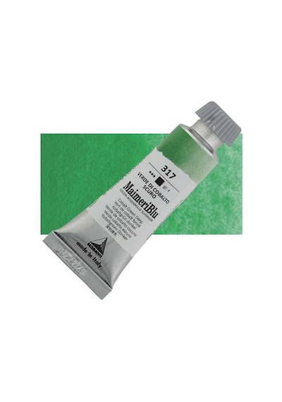 Maimeri Blu Tüp Sulu Boya 12 Ml S4 No 317 Cobalt Green Deep