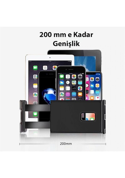 Dailytech Araç Araba Arka Koltuğu Telefon Tablet Tutucu