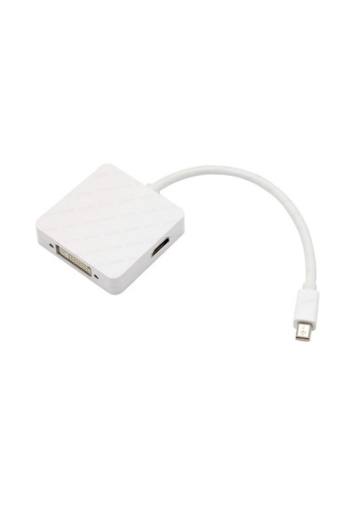 Dark Mini Display Port To Display Port/Hdmı/Dvı Üçlü Dönüştürücü