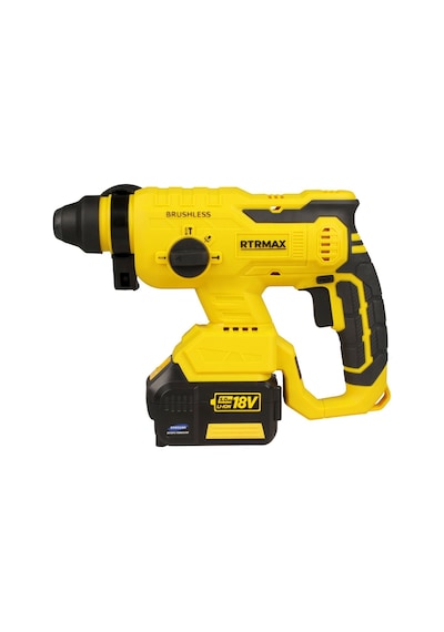 Rtrmax RTX2095 Şarjlı Sds Plus Kırıcı ve Delici Kömürsüz 2.2Jul 22mm 2x4 Ah Çift Akü X-Lion