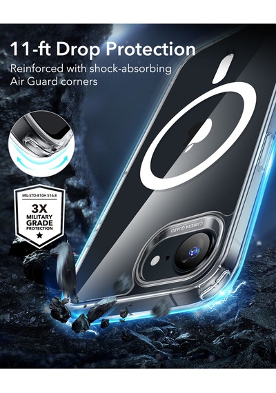 Esr Apple Uyumlu iPhone 17e Halolock Magsafe Classic Hybrid Silikon Kılıf Çok Renkli