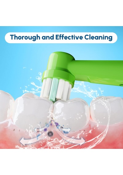 Braun Oral B İle Uyumlu 8 Adet Elektrikli Çocuk Diş Fırçası Yedek Kafaları Diğer