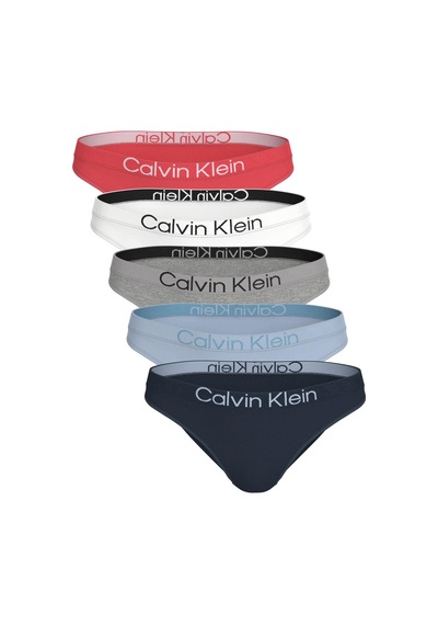 Calvin Klein Kadın 5'li Paket Alt Çamaşır-13460 Mavi