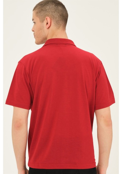 T0063 Dewberry Erkek T-shırt-kırmızı Kirmizi