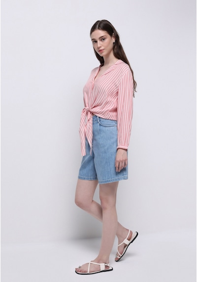 Colin's Colins Loose Fit Yüksel Bel Düz Kadın İndigo Jean Şort Cl1075120 Q1.v1 Dn44371 Denim