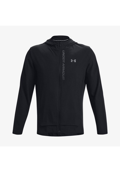 Under Armour Outrun The Storm Erkek Siyah Koşu Ceket 1376794