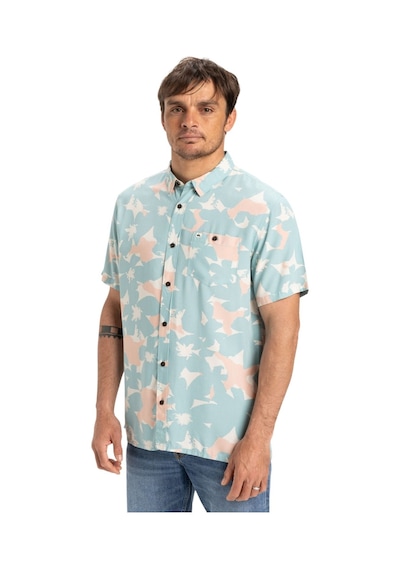 Quıksılver Quiksilver Safe Paradise Erkek Mavi Gömlek Bgw7 Turkuaz